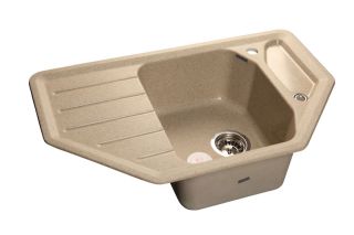 Мойка кухонная GranFest Песок Corner C-800 E пес